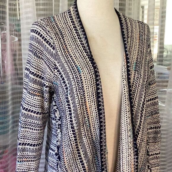 Lucky Brand Bohemian Cardigan Fringe Details Women’s Medium’s - Picture 4 of 8